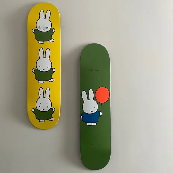 Art | Limited Edition Pop Trading Co Miffy Skateboard Decks | Poshmark
